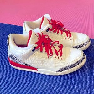 Jordan 3 Retro ‘Hall of Fame’ w/ Red Laces